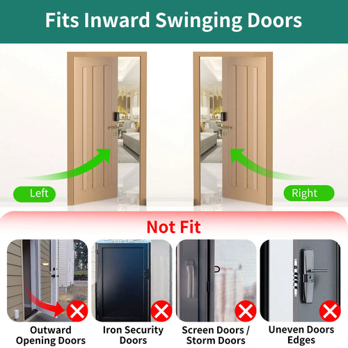 SPORTLINK Blink Doorbell 1st 2nd Gen Mount Anti-Theft Hidden Screw No Drill Installation Soft Rubber Anti-Scratch Door Bracket